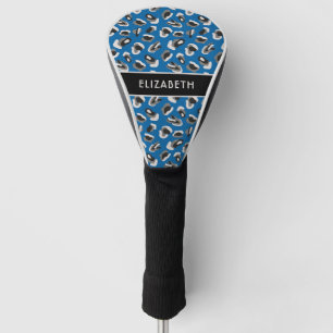 Couvre-club De Golf Motif Poster de animal bleu clair personnalisé