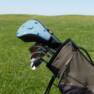 Couvre-club De Golf Motif Sky & Space bleu