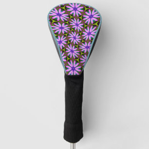 Couvre-club De Golf Motifs marguerite violet
