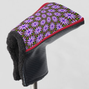 Couvre-club De Golf Motifs marguerite violet