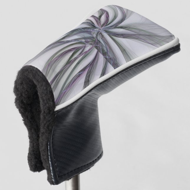 Couvre-club De Golf Motions Filigree Moderne Abstrait pivotant Fractal (Devant 3/4)