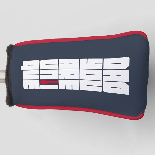 Couvre-club De Golf Mots Papa Tu Es Unique (Devant)