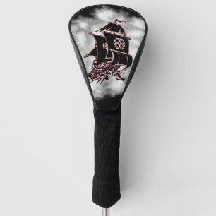 Couvre-club De Golf Navire pirate Nautique