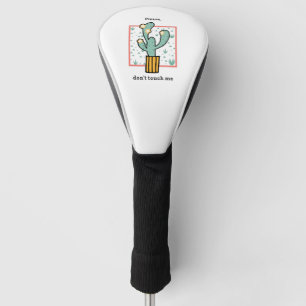 Couvre-club De Golf Ne me touche pas, s'il te plaît