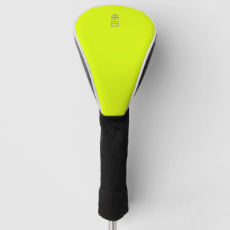 Couvre-club De Golf Neon yellow -  余白 yohaku Golf Head Cover