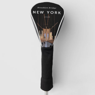 Couvre-club De Golf New York Brooklyn Bridge Golf Head Couverture