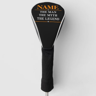 Couvre-club De Golf Nom Personnalisé L'Homme Le Mythe La Légende