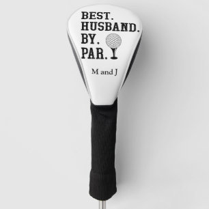 Couvre-club De Golf Nom Personnalisé Meilleur Mari Par Par Par