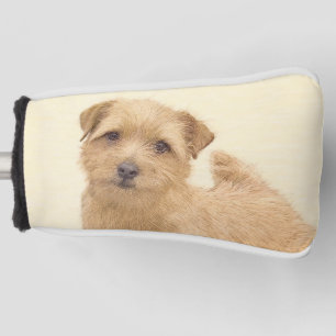 Couvre-club De Golf Norfolk Terrier Peinture - Art Chien original