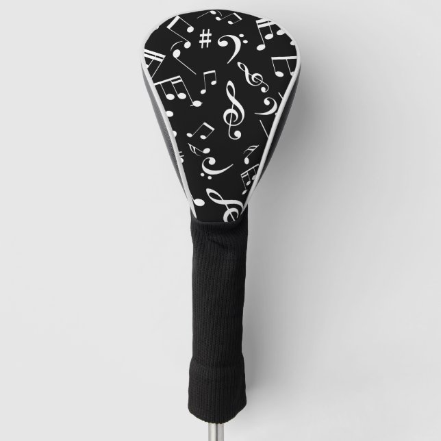 Couvre-club De Golf Notes musicales 2 (Devant)