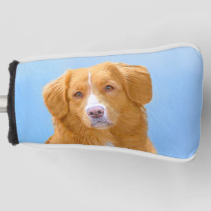 Couvre-club De Golf Nouvelle-Écosse Peinture de chien pour l'essayeur 