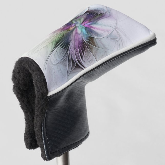 Couvre-club De Golf Nouvelle vie, Colorful Abstrait Fractal Art Imagin (Devant 3/4)