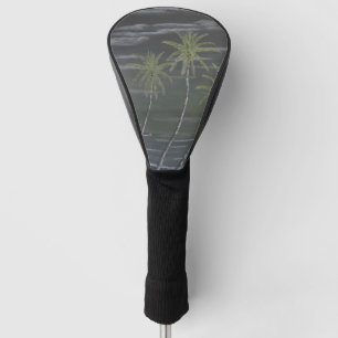 Couvre-club De Golf Nuit À La Plage