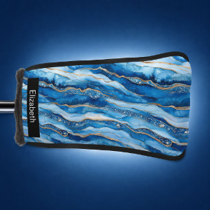 Couvre-club De Golf Ocean Agate Bijou Personnalisé