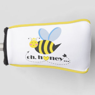 Couvre-club De Golf Oh Honey Valentines reine Bee caractère avec tiara