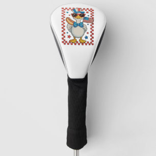 Couvre-club De Golf Oie patriotique du 250e anniversaire 4 juillet