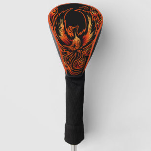 Couvre-club De Golf Oiseau De Feu