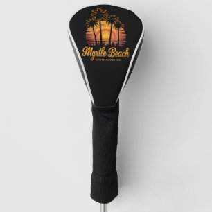 Couvre-club De Golf Palm Tree Sunset sud Carolina Myrtle Beach