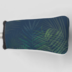 Couvre-club De Golf Palme Vert foncé Feuille Golf Head Cover - Tropica