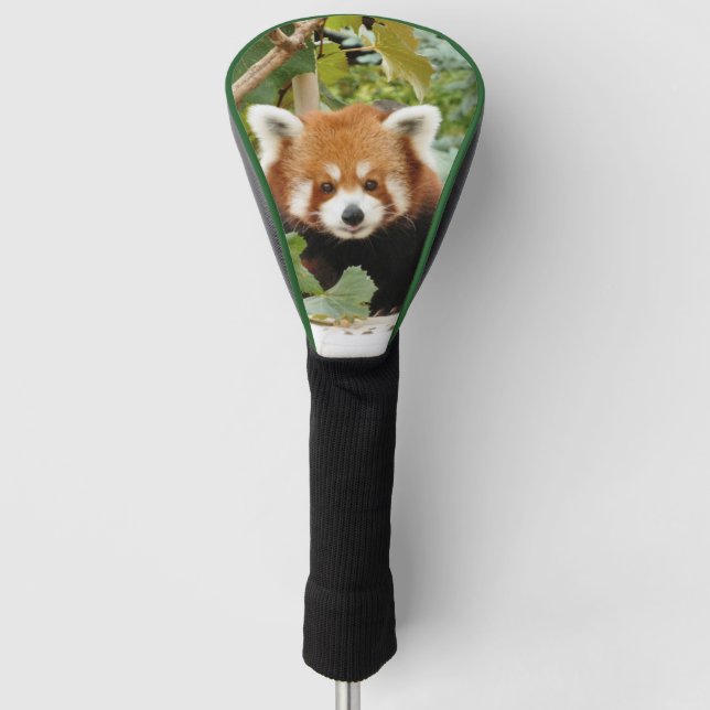 Couvre-club De Golf Panda rouge (Devant)
