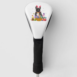 Couvre-club De Golf Panier d'oeufs de Pâques pour chien-taureau frança