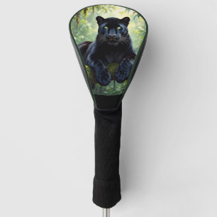 Couvre-club De Golf Panthère noire dans la jungle