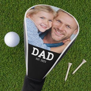 Couvre-club De Golf Papa a établi une photo de script moderne