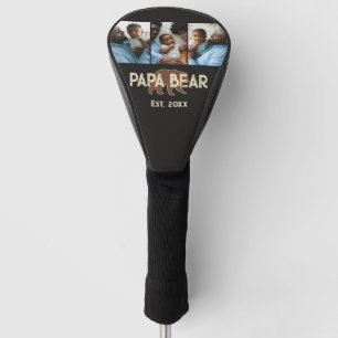 Couvre-club De Golf Papa Bear Père Année de Fondation 3 Photo