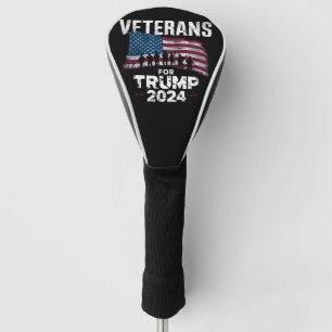 Couvre-club De Golf Papa Grand-père Vétérans Pour Trump 2024 Drapeau A
