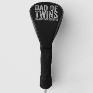 Couvre-club De Golf Papa Of Twins Classic Overachiever Retro Vintage