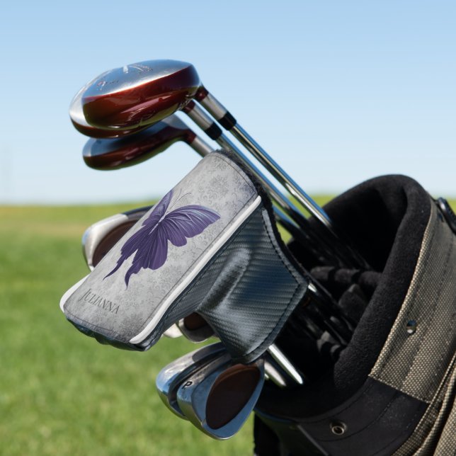 Couvre-club De Golf Papillon à bijoux pourpre (In Situ)