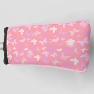 Couvre-club De Golf Papillons roses Motif sans couture