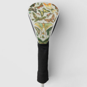 Couvre-club De Golf Papillons Vintages papillons d'antiquités Art
