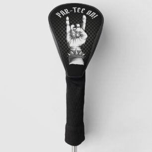 Couvre-club De Golf Par Tee On Horns Up Golf Head Cover