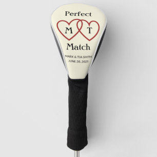 Couvre-club De Golf Parfait Match Monogram Golf Head Cover