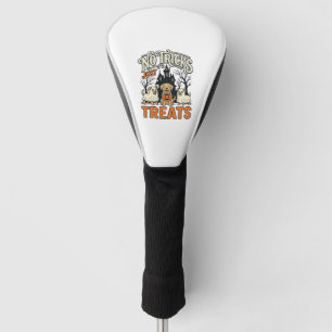 Couvre-club De Golf Pas de tours juste des friandises Halloween Chien