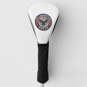 Couvre-club De Golf Patch de liberté patriotique Broderie