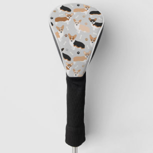 Couvre-club De Golf Patrouilles de chiens de Corgi et couverture de tê