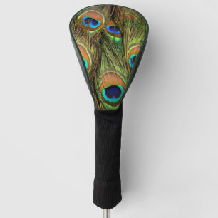 Couvre-club De Golf Peacock Feathers Golf Head Cover