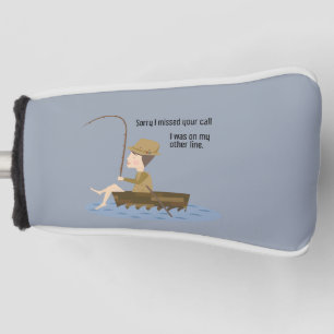 Couvre-club De Golf Pêche Blue Funny Désolé Manqué Votre Devis D'Appel