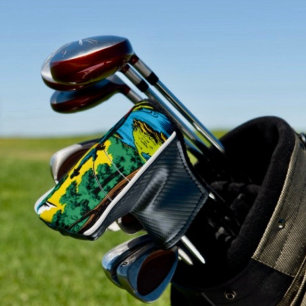 Couvre-club De Golf Pêcheur sur la rive