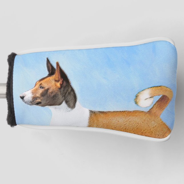 Couvre-club De Golf Peinture Basenji - Belle Art Original (Devant)