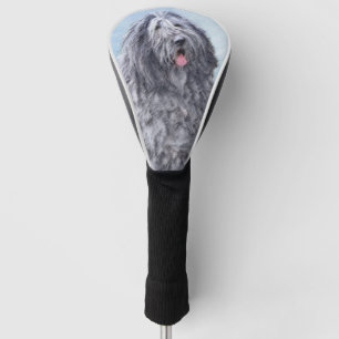 Couvre-club De Golf Peinture Bergamasco Sheepdog - Chien original mign