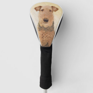 Couvre-club De Golf Peinture d'Airedale Terrier - Cute Art Original