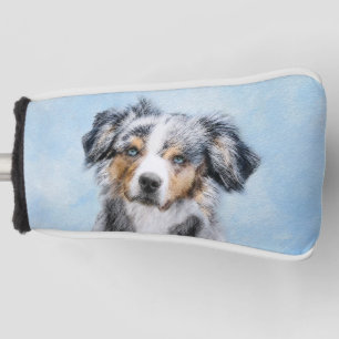 Couvre-club De Golf Peinture de berger américaine miniature - Chien Ar
