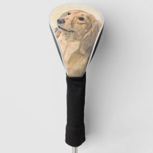 Couvre-club De Golf Peinture de Dachshund (Longhaïs) - Art original d