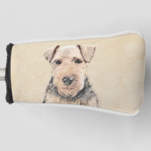 Couvre-club De Golf Peinture de gallois Terrier - art original mignon