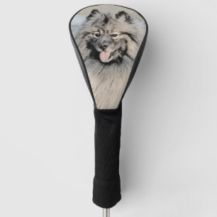 Couvre-club De Golf Peinture Keeshond Brothers - Art Chien original