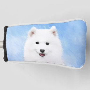 Couvre-club De Golf Peinture Samoyed Puppy - Jolie Art Original Chien
