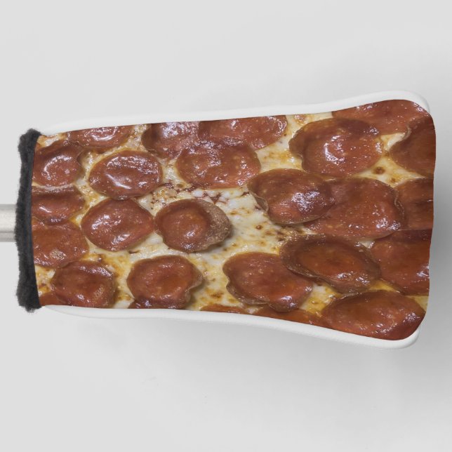 Couvre-club De Golf Pepperoni Pizza (Devant)